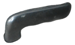 2001-2007 GMC Sierra 3500 Black Textured Interior Door Handle - Front, Left (Driver) (Used OEM)