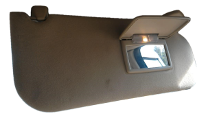 2008-2010 Ford F-550 Super Duty White Illuminated Sun Visor - Right (Passenger) (Used OEM)