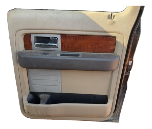 2010-2014 Lincoln Mark LT Tan Door Interior Trim Panel - Rear, Right (Passenger) (Used OEM)