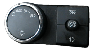 2007-2013 Chevrolet Avalanche Headlight and 4WD Selector Switch (Used OEM)