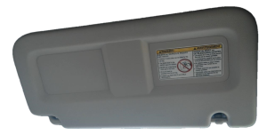 2012-2021 Nissan NV3500 Gray High Roof Sun Visor - Left (Driver) (Used OEM)