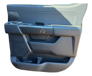 2021-2024 Ford F-150 Black Door Interior Trim Panel - Rear, Right (Passenger) (Used OEM)