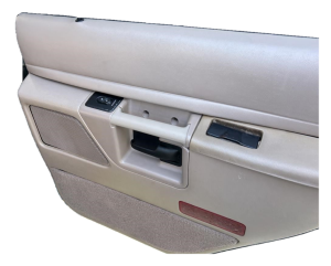 1991-1994 Ford Explorer Tan Door Interior Trim Panel - Rear, Right (Passenger) (Used OEM)