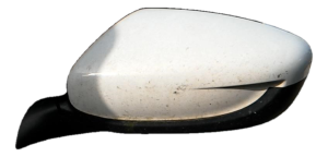 2016-2018 Kia Forte White Power Door/Side View Mirror - Left (Driver) (Used OEM)