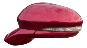 2013-2014 Ford Fusion Red Power Door/Side View Mirror - Left (Driver) (Used OEM)