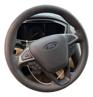 2013 Ford Fusion Tan Tilt Steering Column with Cruise and Radio Controls (Used OEM)