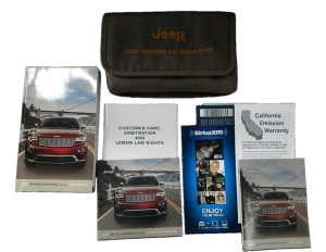 2016 Jeep Grand Cherokee Owners Manual (Used OEM)