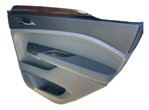 2011 Saab 9-4X Black Door Interior Trim Panel - Rear, Right (Passenger) (Used OEM)