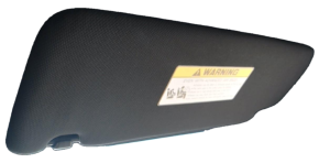 2015-2019 Hyundai Sonata Black Sun Visor without Sunroof - Right (Passenger) (Used OEM)