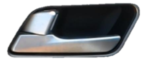 2015-2017 Hyundai Sonata Black Interior Door Handle - Front, Left (Driver) (Used OEM)