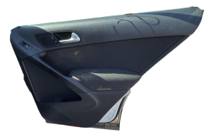 2009-2017 Volkswagen Tiguan Black Door Interior Trim Panel - Rear, Right (Passenger) (Used OEM)