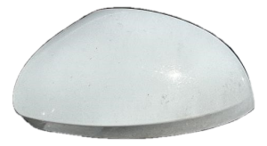 2009-2018 Volkswagen Tiguan White Power Door/Side View Mirror - Left (Driver) (Used OEM)