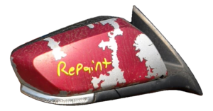 2014-2015 Chevrolet Impala Red Power Door/Side View Mirror - Right (Passenger) (Used OEM)