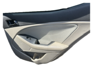 2013-2015 Kia Optima Tan Door Interior Trim Panel - Rear, Right (Passenger) (Used OEM)
