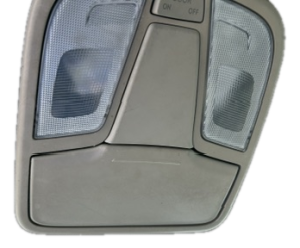 2011-2013 Kia Optima Tan Overhead Console Panel with Sunroof and Personal Lamp (Used OEM)