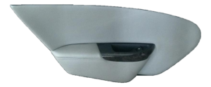 2012-2017 Buick Verano Black Door Interior Trim Panel with Power Windows and Locks - Rear, Left (Driver) (Used OEM)