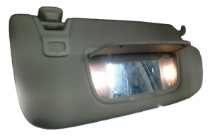 2015-2024 Ford Edge Tan Sun Visor without Sunroof - Right (Passenger) (Used OEM)