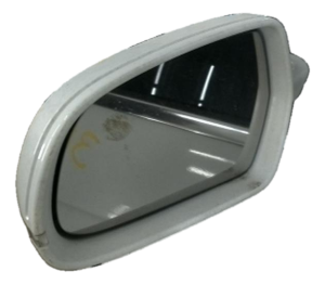 2010-2016 Audi A4 White Power Door/Side View Mirror - Left (Driver) (Used OEM)