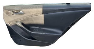 2006-2010 Volkswagen Passat Black Door Interior Trim Panel - Rear, Right (Passenger) (Used OEM)