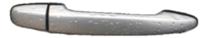 2003-2007 Lexus GX470 Silver Exterior Door Handle - Rear, Right (Passenger) (Used OEM)