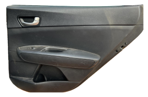 2016-2020 Kia Optima Black Door Interior Trim Panel - Rear, Right (Passenger) (Used OEM)