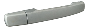 2007-2012 Nissan Altima Silver Exterior Door Handle - Rear, Right (Passenger) (Used OEM)