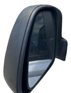 2000-2005 Ford Excursion White Manual Door/Side View Mirror - Left (Driver) (Used OEM)