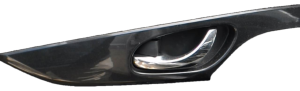 2014-2020 Nissan Rogue Black Interior Door Handle - Front, Left (Driver) (Used OEM)