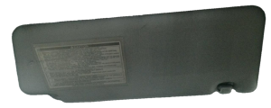 2005-2011 Toyota Tacoma Gray Sun Visor without Sliding Extender - Left (Driver) (Used OEM)
