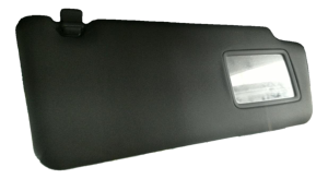 2005-2011 Toyota Tacoma Gray Sun Visor without Sliding Extender - Right (Passenger) (Used OEM)