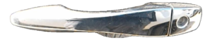 2013-2020 Nissan Pathfinder Chrome Chrome Exterior Door Handle Assembly - Front, Left (Driver) (Used OEM)