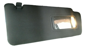 2012-2015 Toyota Tacoma Gray Sun Visor with Vanity Mirror - Right (Passenger) (Used OEM)