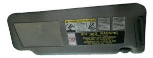 2005-2015 Toyota Tacoma Gray Sun Visor with Sliding Extender - Left (Driver) (Used OEM)