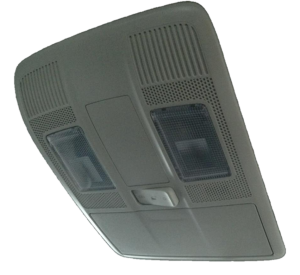 2014-2018 Mazda 3 Gray Overhead Roof Console with Storage Cubby (Used OEM)