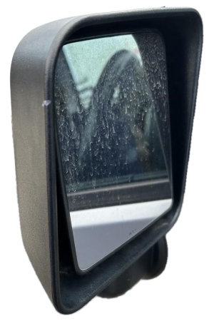 2011-2018 Jeep Wrangler Silver Manual Door/Side View Mirror - Left (Driver) (Used OEM)