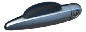 2012-2018 BMW 328i Blue Exterior Door Handle - Front, Left (Driver) (Used OEM)