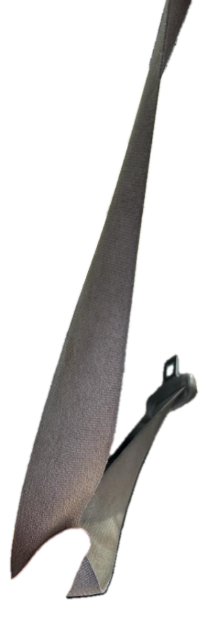 2011 Mercury Milan Gray Seat Belt Assembly - Front, Right (Passenger) (Used OEM)