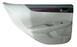 2004-2006 Lexus ES330 Tan Door Interior Trim Panel with Power Windows and Locks - Rear, Left (Driver) (Used OEM)