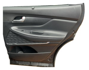 2021-2023 Hyundai Santa Fe Black Door Interior Trim Panel - Rear, Right (Passenger) (Used OEM)