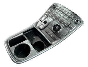 2021-2023 Hyundai Santa Fe Black Front Center Console Gear Shift Trim Cover Panel (Used OEM)