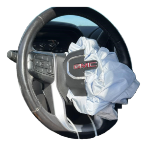 2020-2023 GMC Sierra 2500 HD Black Tilt Steering Column with Cruise and Radio Controls (Used OEM)