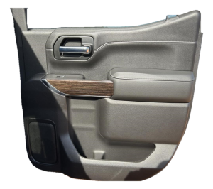 2020-2023 GMC Sierra 2500 HD Black Door Interior Trim Panel - Rear, Right (Passenger) (Used OEM)