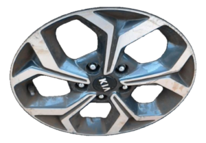 2019-2021 Kia Forte 16x6.5 5-Y-Spoke Machined Charcoal Alloy Wheel (Used OEM)
