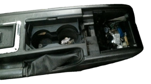 2010-2014 Ford Mustang Black Front Floor Console Panel (Used OEM)