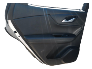 2019-2025 Chevrolet Blazer Black Door Interior Trim Panel with Power Windows and Locks - Rear, Left (Driver) (Used OEM)