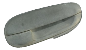 2005-2009 Saab 9-7x Black Textured Exterior Door Handle - Front, Right (Passenger) (Used OEM)