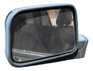 2008 Ford Edge Black Power Door/Side View Mirror - Left (Driver) (Used OEM)