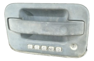 2004-2008 Ford F-150 Black Exterior Door Handle with Keyless Entry Pad - Front, Left (Driver) (Used OEM)