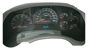 2006-2009 Chevrolet Trailblazer Instrument Cluster without Driver Information Display (Used OEM)