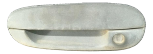 2005-2009 Saab 9-7x Black Textured Exterior Door Handle - Front, Left (Driver) (Used OEM)